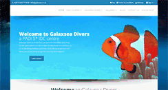 Desktop Screenshot of galaxseadivers.co.uk